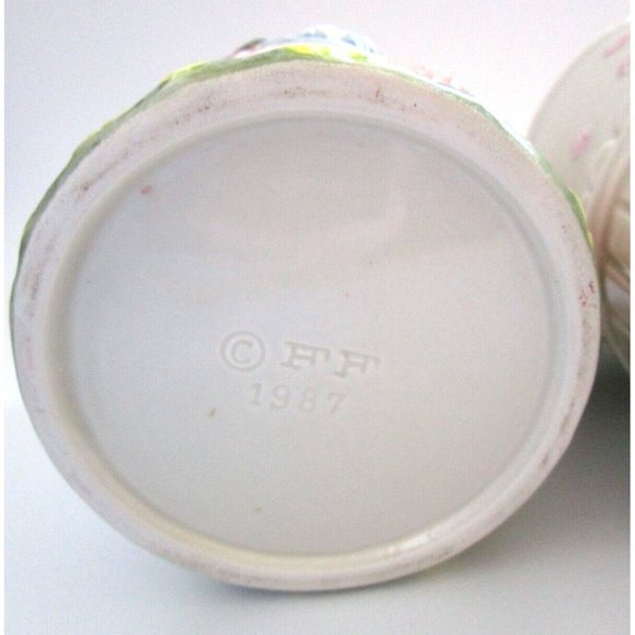 Fitz & Floyd Pig & Chicken Mugs (2) - Fitz & Floyd 1987 Bacon Eggs Pig Chick VTG - Picture 15 of 16